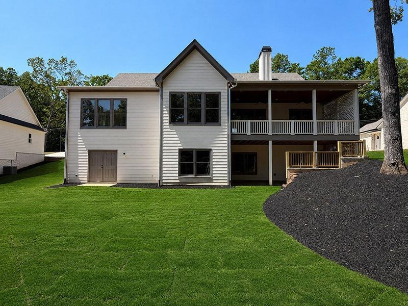 Exterior details and patio area of a home in , Canton (Image 3).