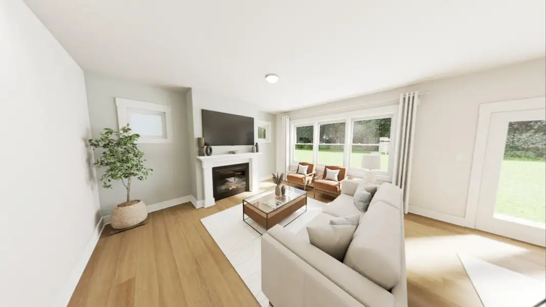 Furnished interior view inside a new home in Tupelo Junction, Mebane (Image 3).
