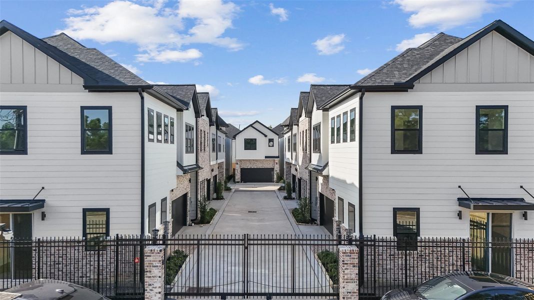 Front exterior of a new home in , Houston, TX, highlighting curb appeal (Image 21).