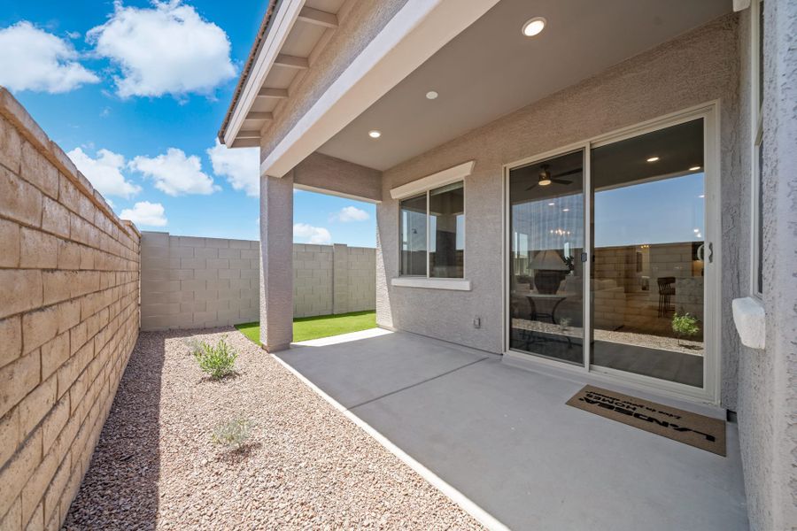 Representative exterior photo of a completed home built from the Cielo by Landsea Homes in Mira Vista at Victory, Buckeye, AZ (Image 22).