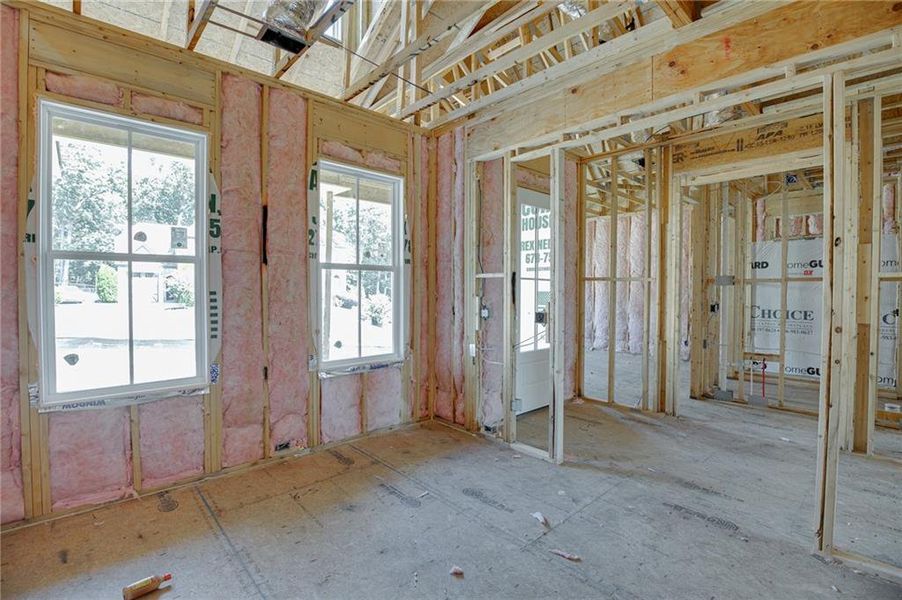 In-progress construction of a new home in , Jefferson, GA (Image 18).