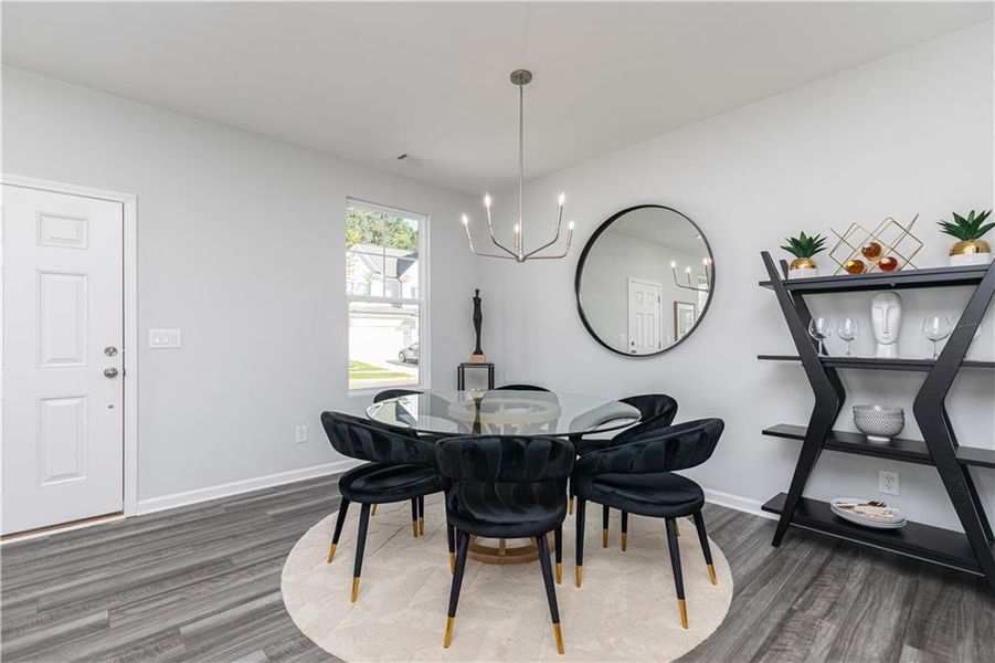 Furnished interior view inside a new home in , Powder Springs (Image 3).