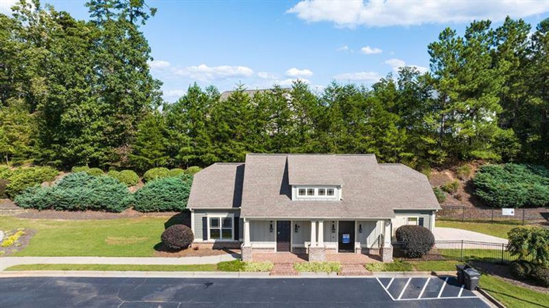 Front exterior of a new home in Parkside at Carter Grove, Cartersville, GA, highlighting curb appeal (Image 25).