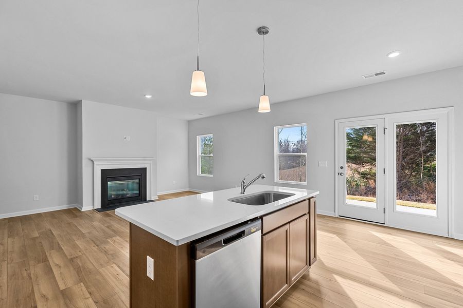 Furnished interior view inside a new home in Bell West, Kernersville (Image 11).