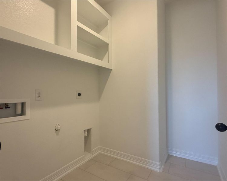 Construction progress - Utility Room