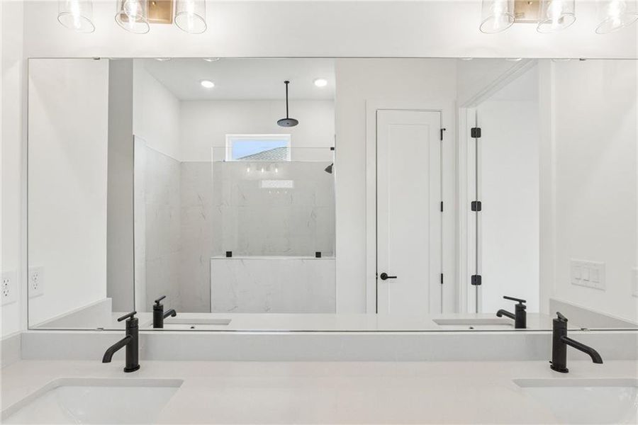 Furnished interior view inside a new home in Old Mill Preserve, Dallas (Image 7).