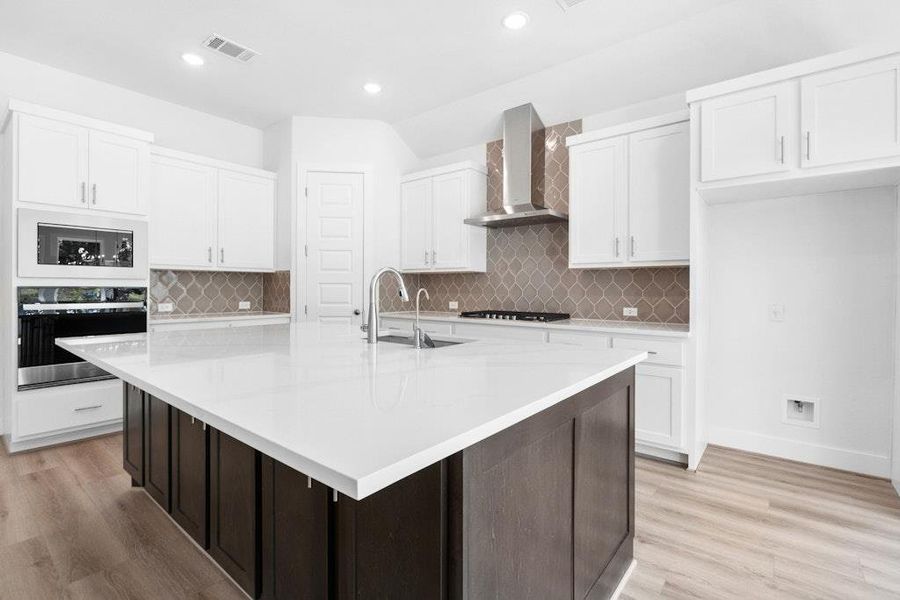 Furnished interior view inside a new home in Double Eagle Ranch, Cedar Creek (Image 12). Furnished interior view inside a new home in Double Eagle Ranch, Cedar Creek (Image 12).
