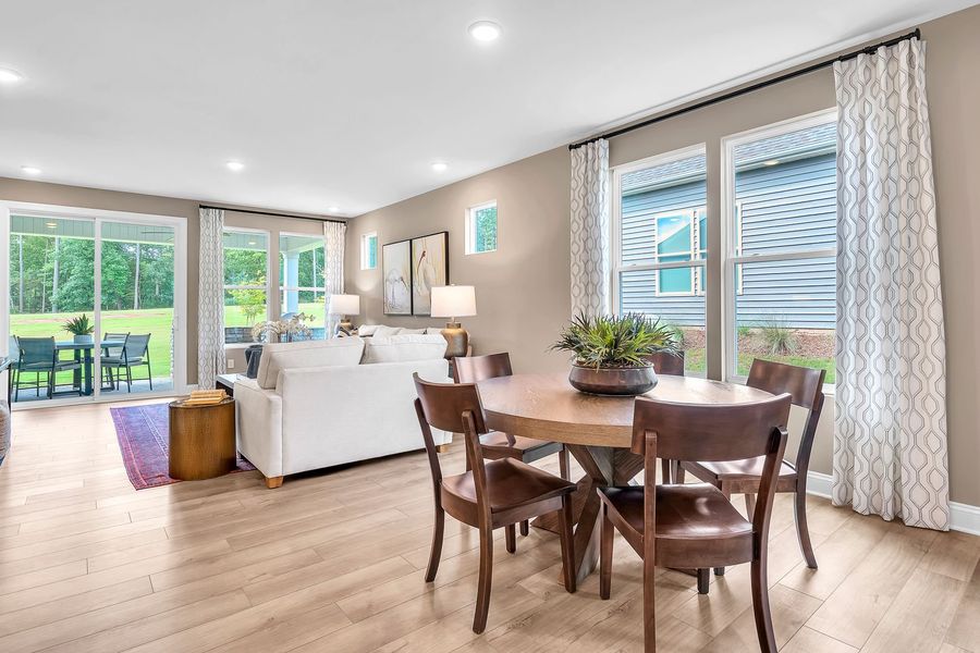 Dining Area and Family Room