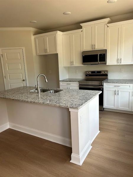 Furnished interior view inside a new home in Towns at Enclave, Lawrenceville (Image 13).
