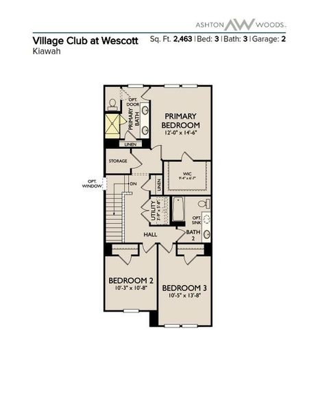 2D floor plan layout of this home in , Summerville, SC (Image 5).