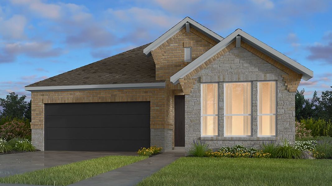 Representative exterior photo of a completed home built from the Sandpiper by Taylor Morrison in Nolina 45s, Georgetown, TX (Image 3).