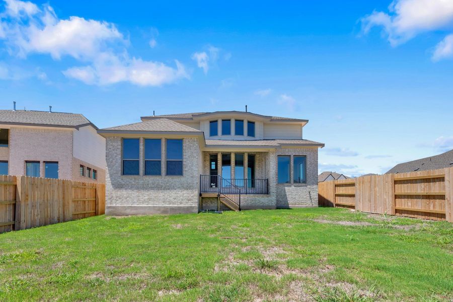 Exterior details and patio area of a home in Nolina - 50', Georgetown (Image 3).