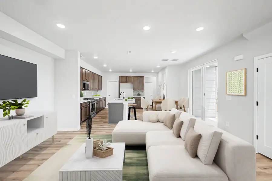 Furnished interior view inside a new home in Arras Park, Thornton (Image 3). Furnished interior view inside a new home in Arras Park, Thornton (Image 3).