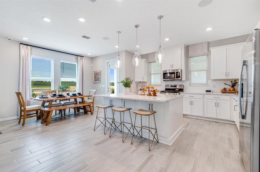 Furnished interior view inside a new home in Center Lake Ranch Community Group Page, St. Cloud (Image 14).