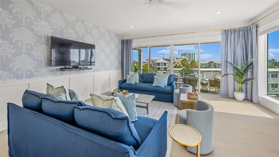 Furnished interior view inside a new home in , Sarasota (Image 11).