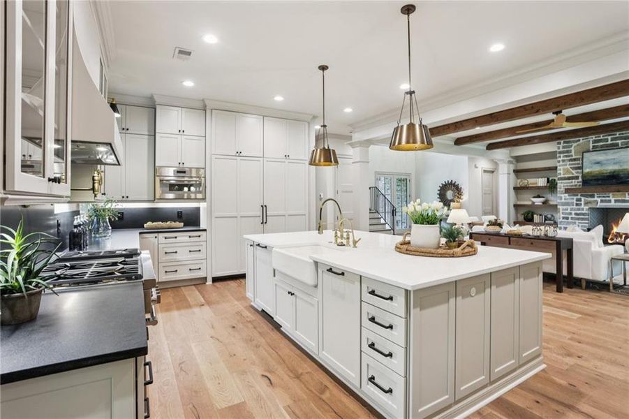 Furnished interior view inside a new home in , Marietta (Image 16).