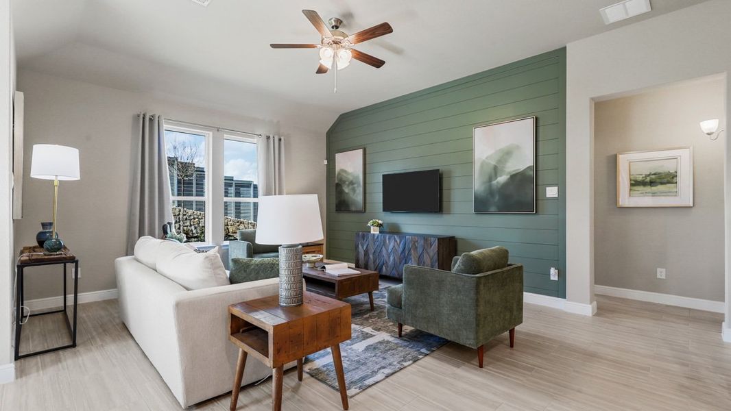 Furnished interior view inside a new home in Treeline, Justin (Image 14).