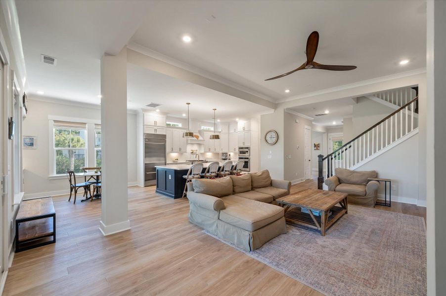 Furnished interior view inside a new home in , James Island (Image 55). Furnished interior view inside a new home in , James Island (Image 55).