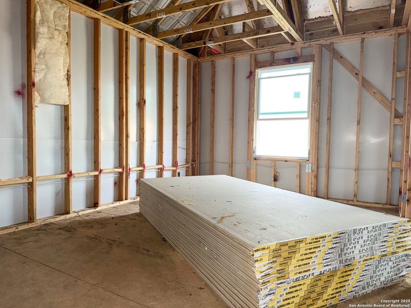 In-progress construction of a new home in Cordova Trails, Seguin, TX (Image 16).