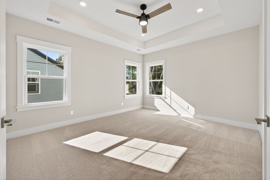 Representative unfurnished interior of a home built from the Church Hill by Hunter Quinn Homes in Huckleberry Estates, Conway (Image 37).