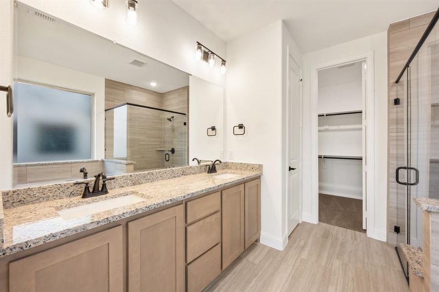 Furnished interior view inside a new home in Bear Creek Classic 50, Lavon (Image 13).