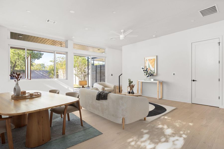 Furnished interior view inside a new home in , Austin (Image 3).