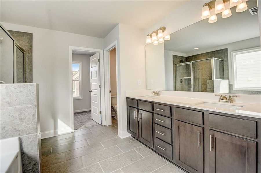 Furnished interior view inside a new home in Summerlin, Winder (Image 11). Furnished interior view inside a new home in Summerlin, Winder (Image 11).