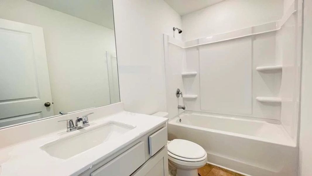 Bathroom Two featuring Serene Collection Finishes Construction Progress