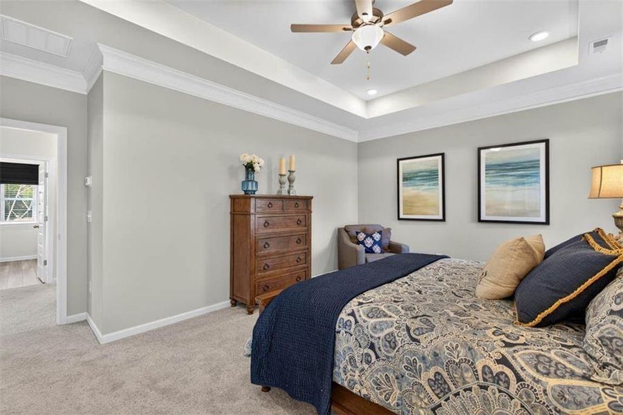 Furnished interior view inside a new home in Laurel Ridge, Rock Spring (Image 22). Furnished interior view inside a new home in Laurel Ridge, Rock Spring (Image 22).