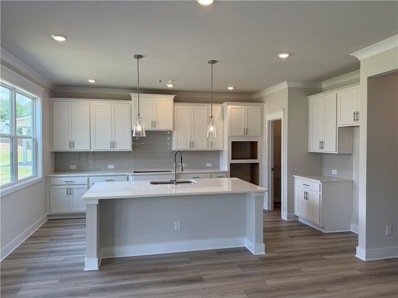 Furnished interior view inside a new home in Rosewood Lake Estates, Hoschton (Image 8).