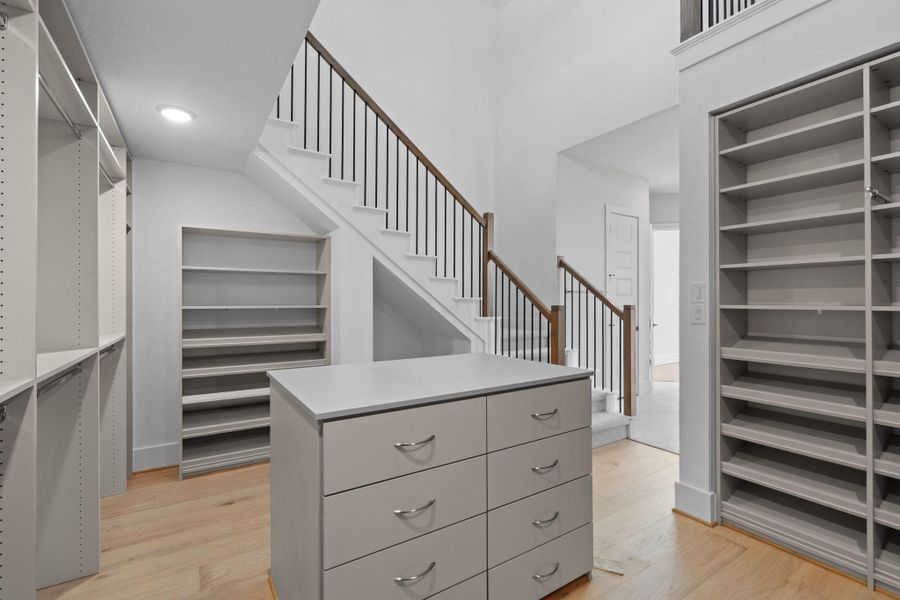 Furnished interior view inside a new home in Bridgeland 45', 50', 70', Cypress (Image 9). Furnished interior view inside a new home in Bridgeland 45', 50', 70', Cypress (Image 9).