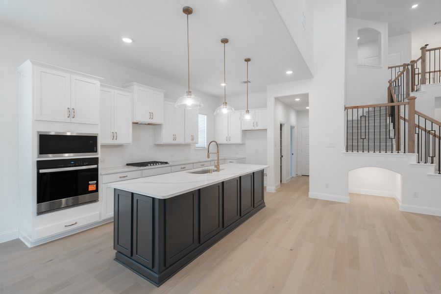 Furnished interior view inside a new home in Valencia on the Lake, Little Elm (Image 7).