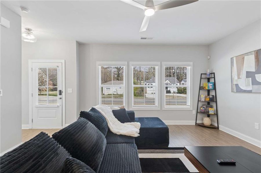 Furnished interior view inside a new home in , Atlanta (Image 7).