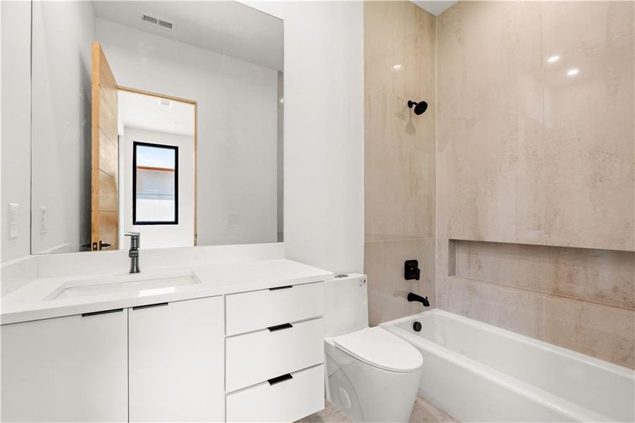 Furnished interior view inside a new home in , Decatur (Image 16).