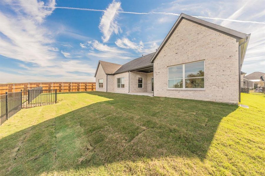 Exterior details and patio area of a home in , Haslet (Image 19). Exterior details and patio area of a home in , Haslet (Image 19).