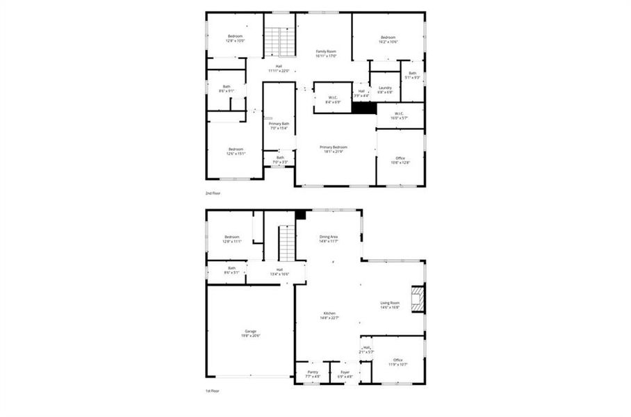 2D floor plan layout of this home in , Scottdale, GA (Image 6).