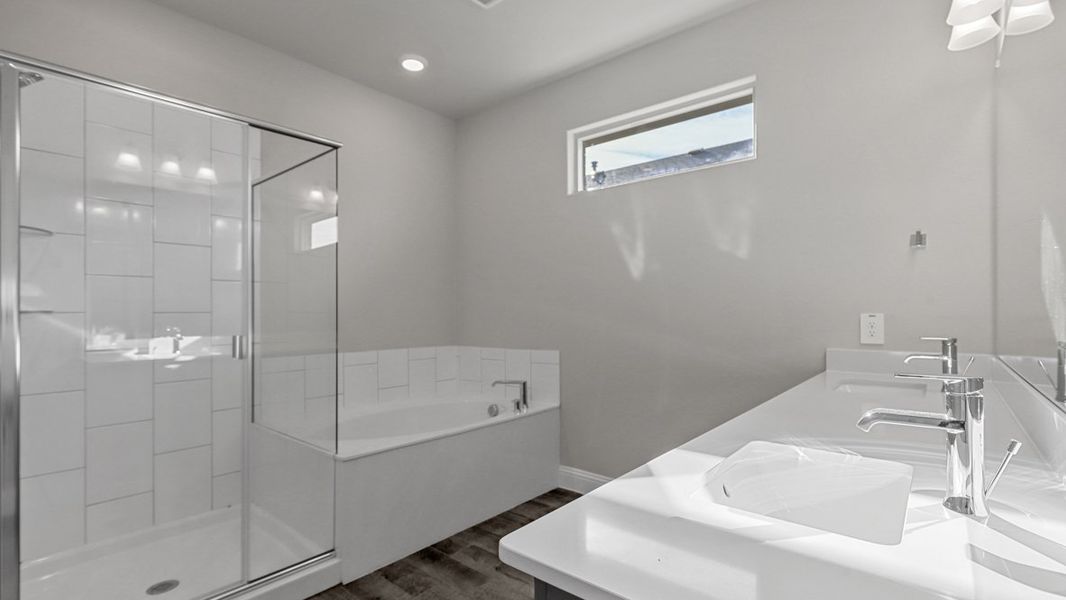 Furnished interior view inside a new home in Treeline, Justin (Image 12).