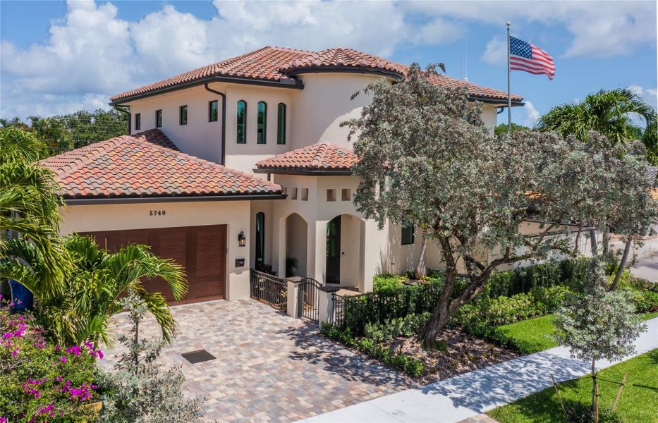 Front exterior of a new home in , Fort Lauderdale, FL, highlighting curb appeal (Image 26). Front exterior of a new home in , Fort Lauderdale, FL, highlighting curb appeal (Image 26).