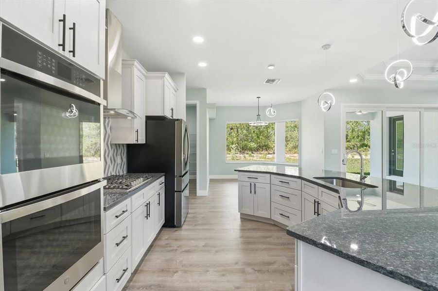 Furnished interior view inside a new home in , Beverly Hills (Image 9).