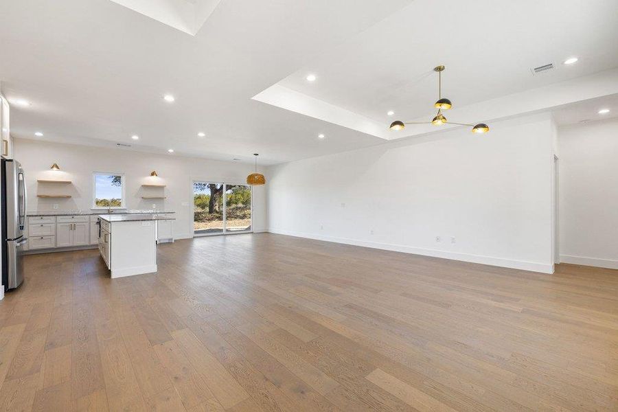 Large Open Living Room.