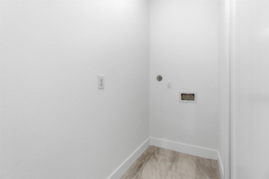 Laundry area