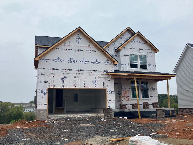 Front exterior of a new home in Calista Farms, White House, TN, highlighting curb appeal (Image 37).