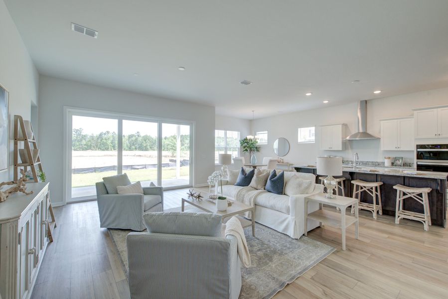 Furnished interior view inside a new home in , Charleston (Image 5).
