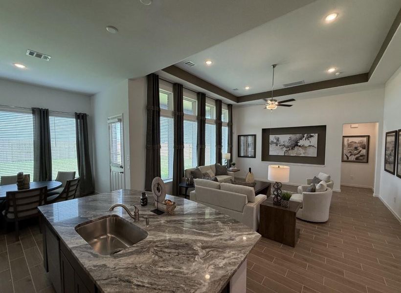 Furnished interior view inside a new home in River Ranch, Dayton (Image 11).