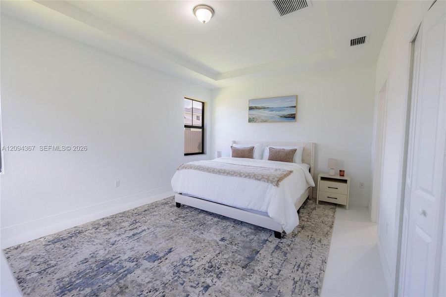 Furnished interior view inside a new home in , Miami (Image 11).