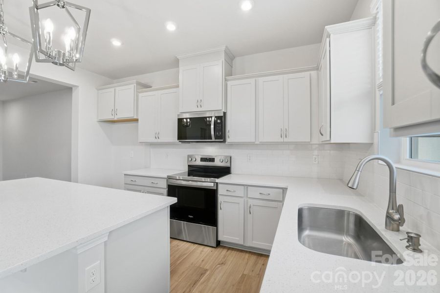Furnished interior view inside a new home in Bailey Run, Charlotte (Image 9). Furnished interior view inside a new home in Bailey Run, Charlotte (Image 9).