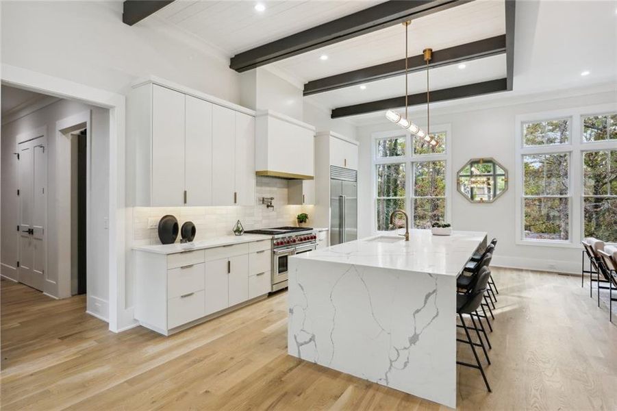 Furnished interior view inside a new home in , Atlanta (Image 4).
