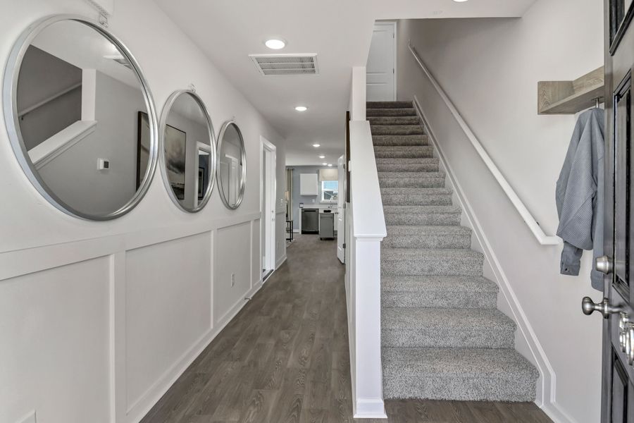 Representative furnished interior of a home built from the Jarrod by Veranda Homes in Trenton Place, Roebuck (Image 4).