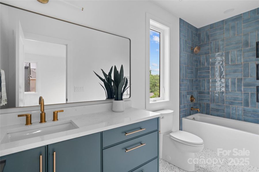 Furnished interior view inside a new home in , Charlotte (Image 34).