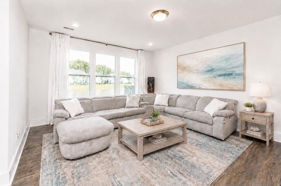 Furnished interior view inside a new home in , Ravenel (Image 18). Furnished interior view inside a new home in , Ravenel (Image 18).